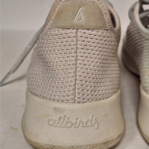 Allbirds Mens Tree Runners Sneakers 9 Kaikoura White Lace Up Low Running Shoes‎ - Picture 5 of 8